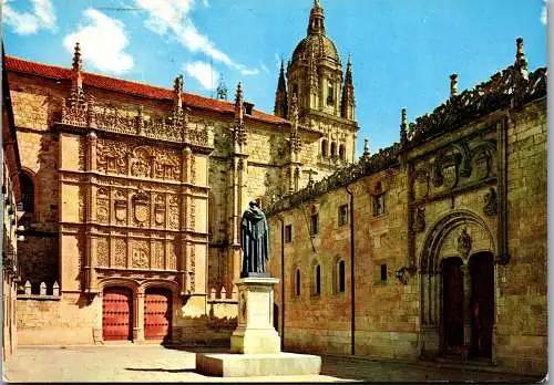 59588 - Spanien - Salamanca , Plaza de la Universidad - gelaufen 1975