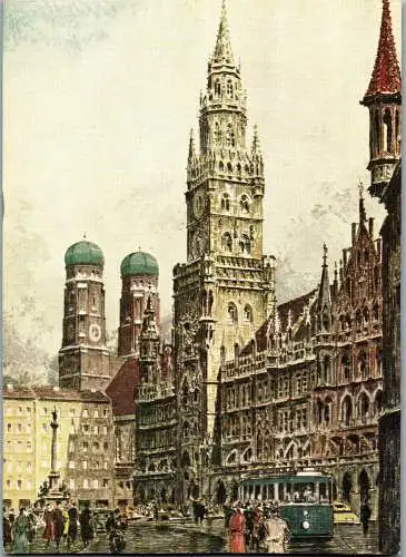 59602 - Künstlerkarte - Rudolf Veit , München - gelaufen 1981