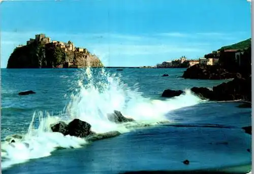 59614 - Italien - Ischia , Castello Aragonese da Punta Mulino - gelaufen 1967