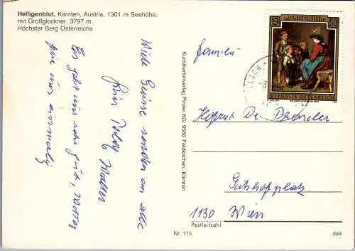 59629 - Kärnten - Heiligenblut , mit Großglockner - gelaufen
