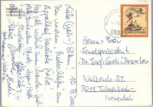 59644 - Steiermark - Mürzsteg , Appelhof , Mehrbildkarte - gelaufen 2000