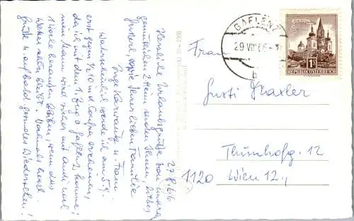 59655 - Oberösterreich - Gaflenz , Panorama - gelaufen 1966