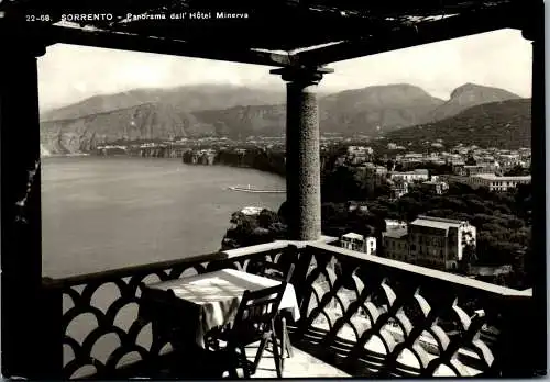 59659 - Italien - Sorrento , Panorama dall' Hotel Minerva - gelaufen 1965