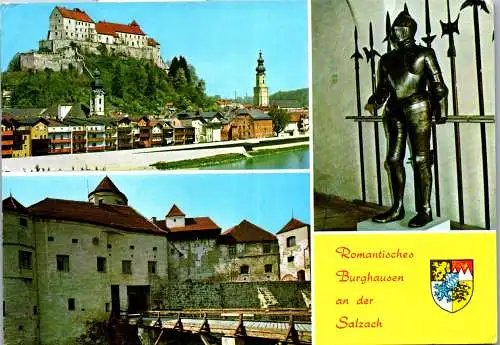 59673 - Deutschland - Burghausen , an der Salzach , Mehrbildkarte - gelaufen