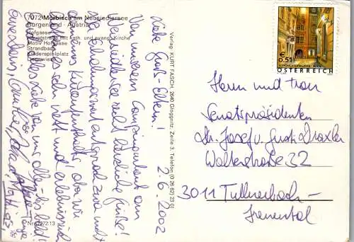 59678 - Burgenland - Mörbisch , am Neusiedlersee , Mehrbildkarte - gelaufen 2002