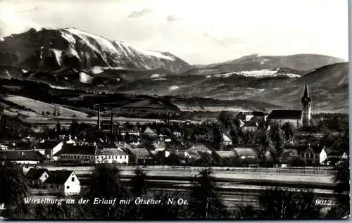 59697 - Niederösterreich - Wieselburg , an der Erlauf mit Ötscher - gelaufen 1970