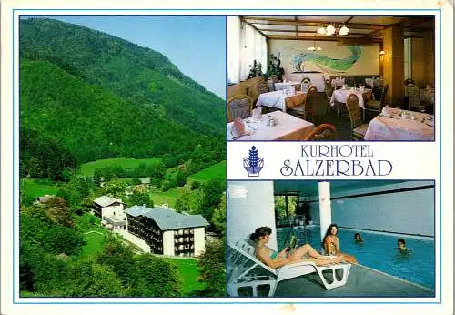 59698 - Niederösterreich - Kleinzell , bei Hainfeld , Kurhotel Salzerbad - gelaufen