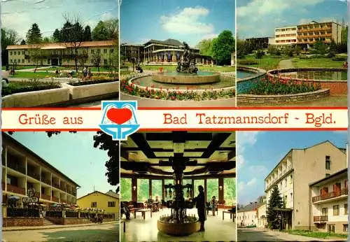 59706 - Burgenland - Bad Tatzmannsdorf , Hotel Batthyany , Hotel Kastell , Pension Furth - gelaufen 1983