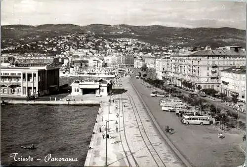 59721 - Italien - Triest , Panorama - gelaufen 1960