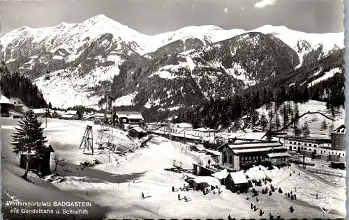 59749 - Salzburg - Bad Gastein , mit Gondelbahn und Schleiflift - gelaufen 1959