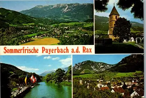 59765 - Niederösterreich - Payerbach , an der Rax , Mehrbildkarte - gelaufen 1985