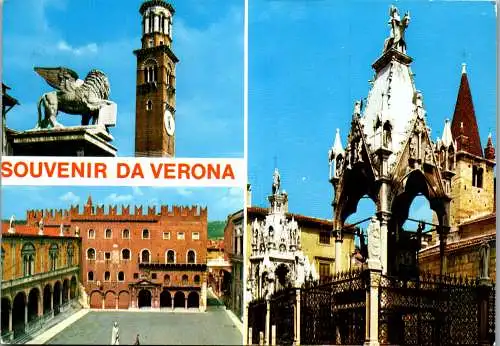 59772 - Italien - Verona , Mehrbildkarte - gelaufen