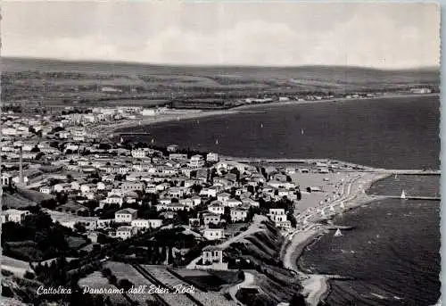 59773 - Italien - Cattolica , Panorama dall' Eden Rock - gelaufen 1955