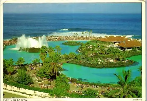 59776 - Spanien - Teneriffa , Puerto de la Cruz , Lago Martianez - gelaufen 1990