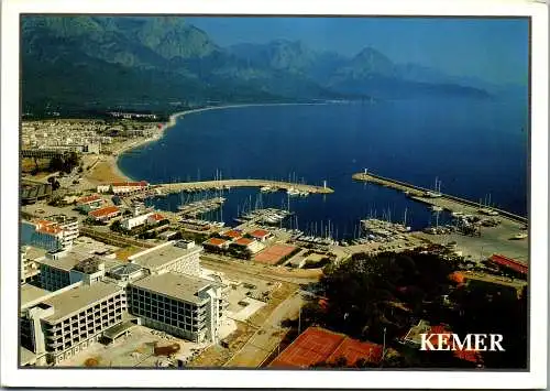 59793 - Türkei - Kemer , Panorama , Hafen - gelaufen 1992