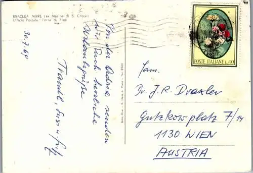 59797 - Italien - Eraclea Mare , Marina di S. Croce - gelaufen 1969