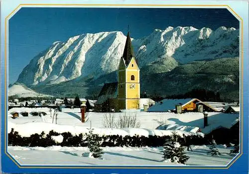 59807 - Steiermark - Bad Mitterndorf , mit Grimming , Panorama - gelaufen 1992