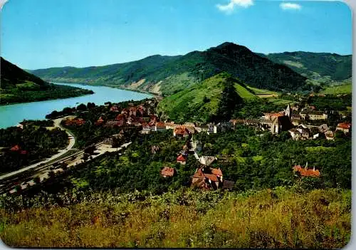 59812 - Niederösterreich - Spitz an der Donau , Wachau , Panorama - gelaufen 1986