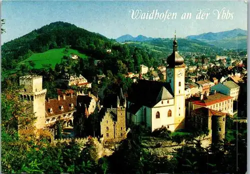 59835 - Niederösterreich - Waidhofen an der Ybbs , Panorama - gelaufen 2000