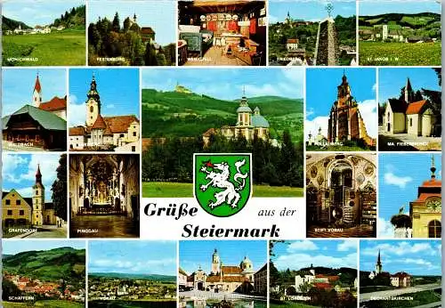 59852 - Steiermark - Gruss aus , Mehrbildkarte - gelaufen 1981