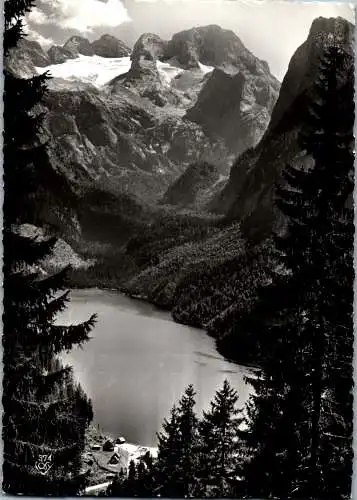 59864 - Oberösterreich - Gosausee , mit Dachstein - gelaufen 1959