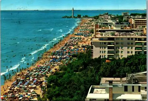 59869 - Italien - Jesolo , Lido , La Spiaggia , Strand , Beach - gelaufen 1966