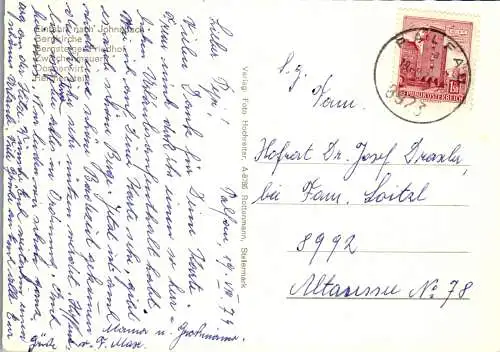 59876 - Steiermark - Johnsbach , im Gesäuse , Mehrbildkarte - gelaufen 1974