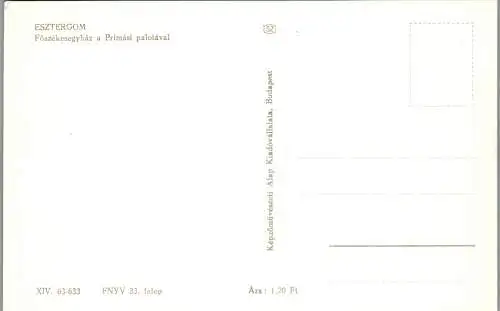 59887 - Ungarn - Esztergom , Föszekesegyhaz a Primasi palotaval - nicht gelaufen