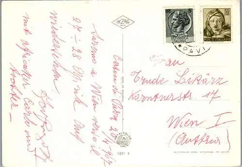 59904 - Italien - Certosa di Pavia , Mehrbildkarte - gelaufen 1967