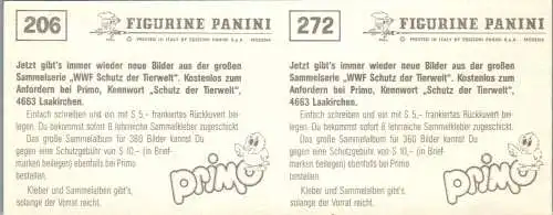 59914 - Sammelkarten - Panini , Sticker , WWF Schutz der Tierwelt