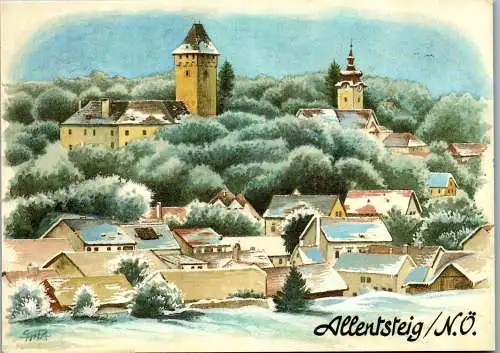 59915 - Niederösterreich - Allentsteig , Ansicht , View - gelaufen 1992