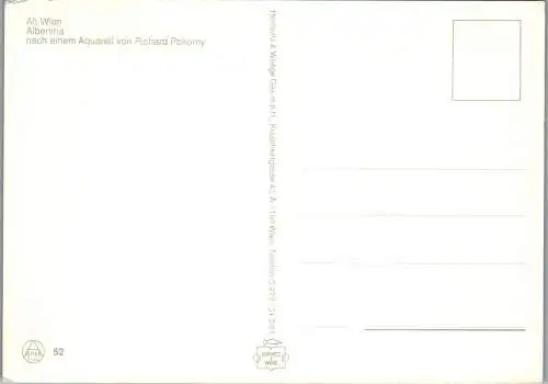 59916 - Künstlerkarte - Richard Pokorny , Wien , Albertina - nicht gelaufen