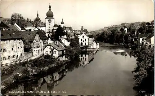 59917 - Niederösterreich - Waidhofen an der Ybbs , Stadtansicht , View - gelaufen 1960