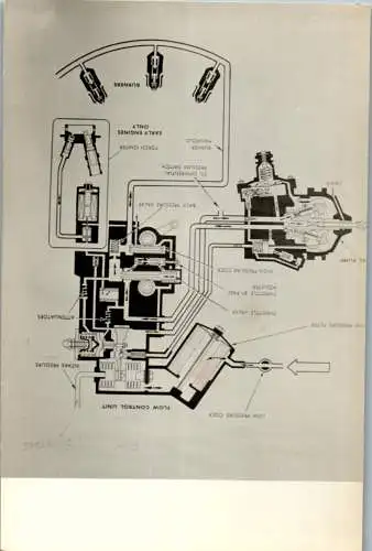 59923 - Flugwesen - Technischer Plan , Verbrennungssystem - nicht gelaufen