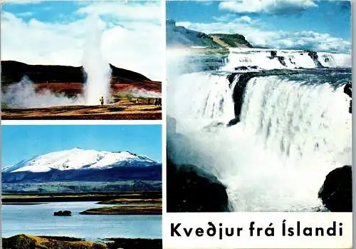 59940 - Island - Gullfoss , Strokkur , Hekla - gelaufen