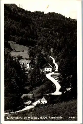 59947 - Niederösterreich - Kirchberg am Wechsel , Ramsstraße - gelaufen 1958