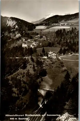 59954 - Niederösterreich - Breitenstein , am Semmering , Panorama - gelaufen