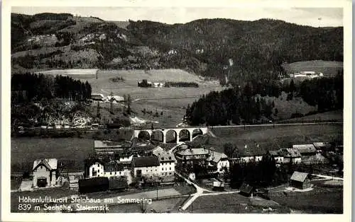 59964 - Steiermark - Steinhaus am Semmering , Panorama , Viadukt - nicht gelaufen