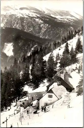 59965 - Niederösterreich - Puchberg , am Schneeberg , Baumgartnerhaus mit Krumbachstein und Rax - nicht gelaufen