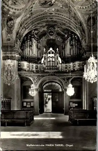 59967 - Niederösterreich - Maria Taferl , Wallfahrtskirche , Orgel - gelaufen 1960