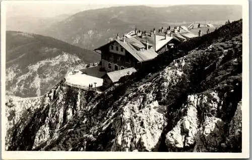 59979 - Niederösterreich - Schneeberg , Hotel Hochschneeberg - gelaufen