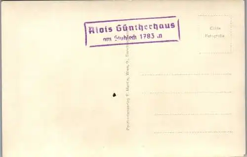 59984 - Steiermark - Stuhleck , Alois Güntherhaus - nicht gelaufen