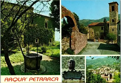 59997 - Italien - Arquà Petrarca , Mehrbildkarte - nicht gelaufen