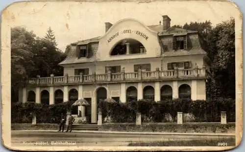 59999 - Kärnten - Krumpendorf , Bahnhofhotel - gelaufen 1928