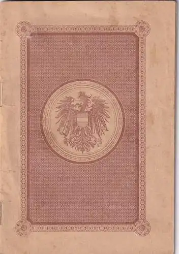 60010 - Österreich - Reisepass , Passport Austria , Amstetten -  1920