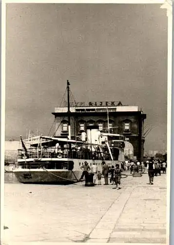 60014 - Aufnahme - Rijeka , Hafen , Schiff , Ship -  1962