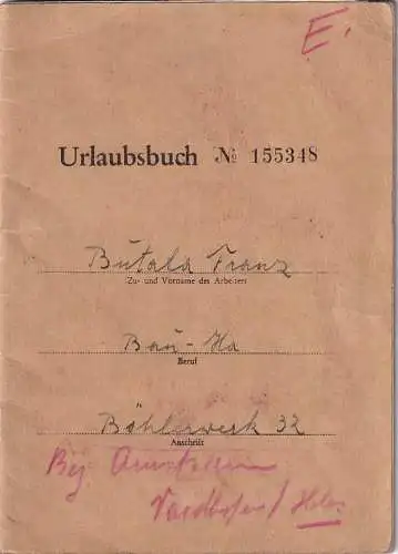 60043 - Österreich - Urlaubsbuch ,  -  1947