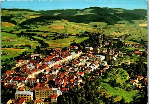 60064 - Oberösterreich - Haslach , an der Mühl , Panorama - gelaufen 1970