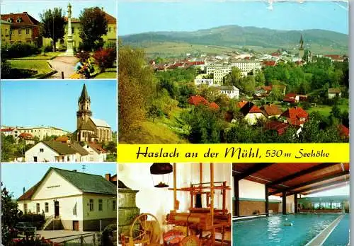 60067 - Oberösterreich - Haslach , an der Mühl , Mehrbildkarte - gelaufen 1974