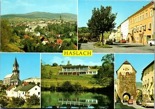 60068 - Oberösterreich - Haslach , an der Mühl , Mehrbildkarte - gelaufen 1973